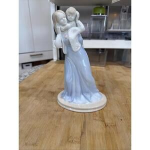VTG Russ Berrie & Company Inc. Porcelain "Mother & Son" Excellent Condition *